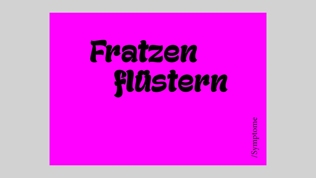 Zwischen Rauschen und Realitäten, Symptome