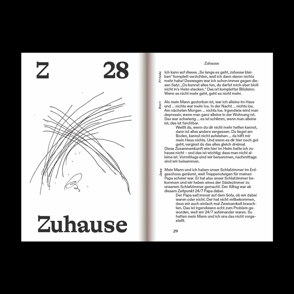 Buchprojekt Inhaltsgestaltung Text mit Illustration