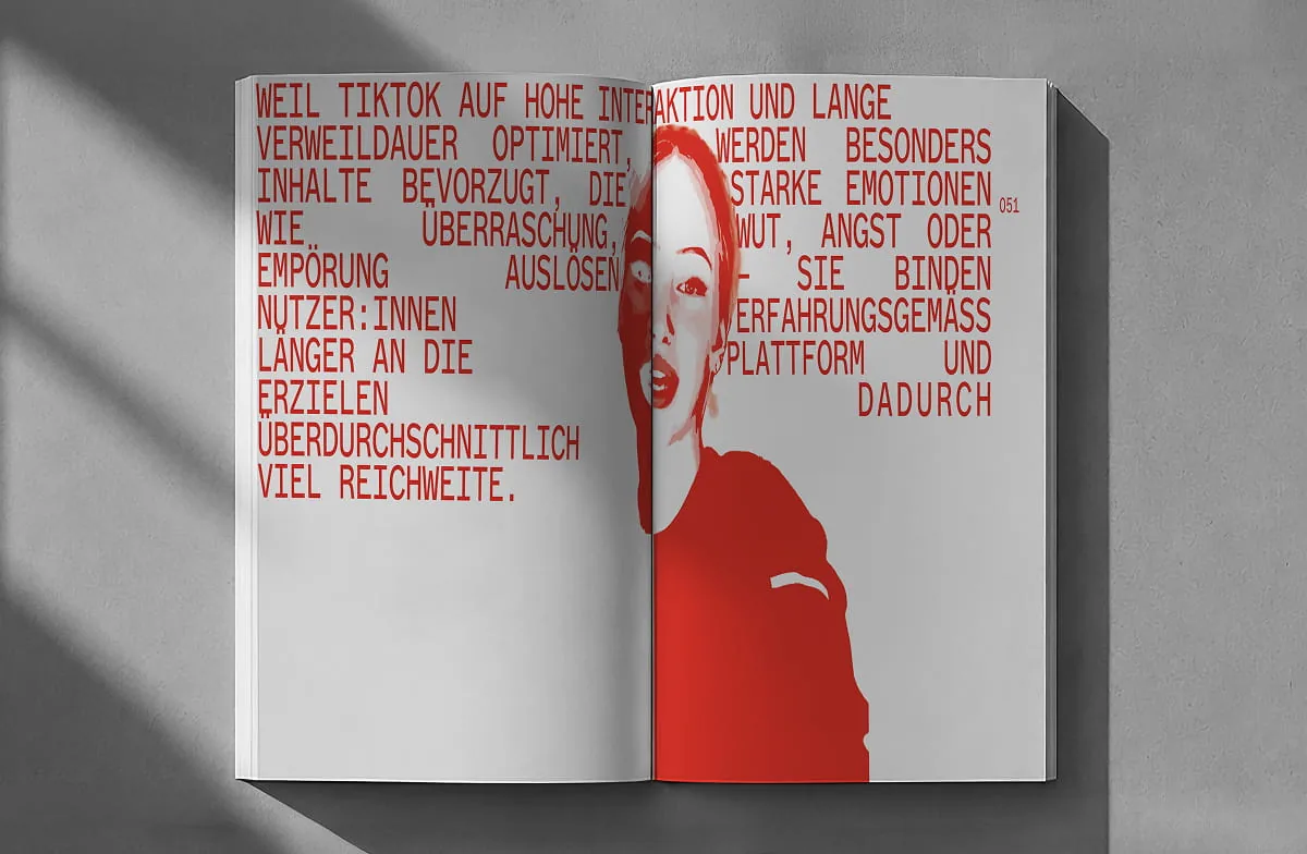 Mockup gedruckte Buchversion