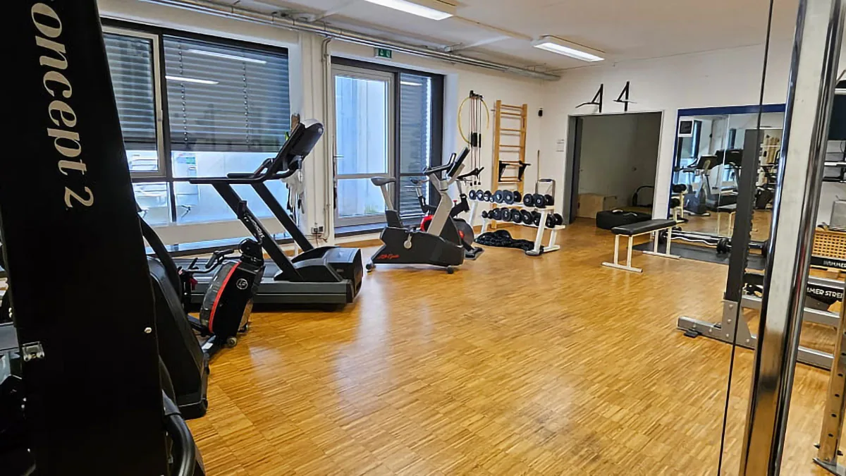 Interview Foto regionale Feuerwehr Fitnessraum