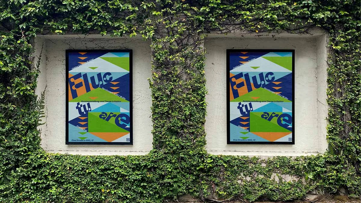Fluctuare Poster Mockups