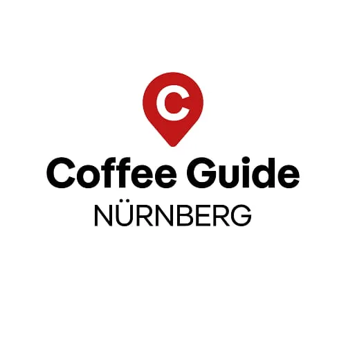 Logo des Coffee Guide Nürnberg mit Standort-Pin-Icon