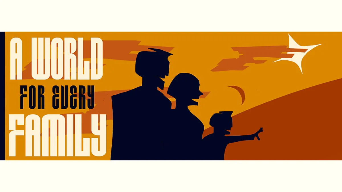 Illustriertes Poster „A World for Every Family